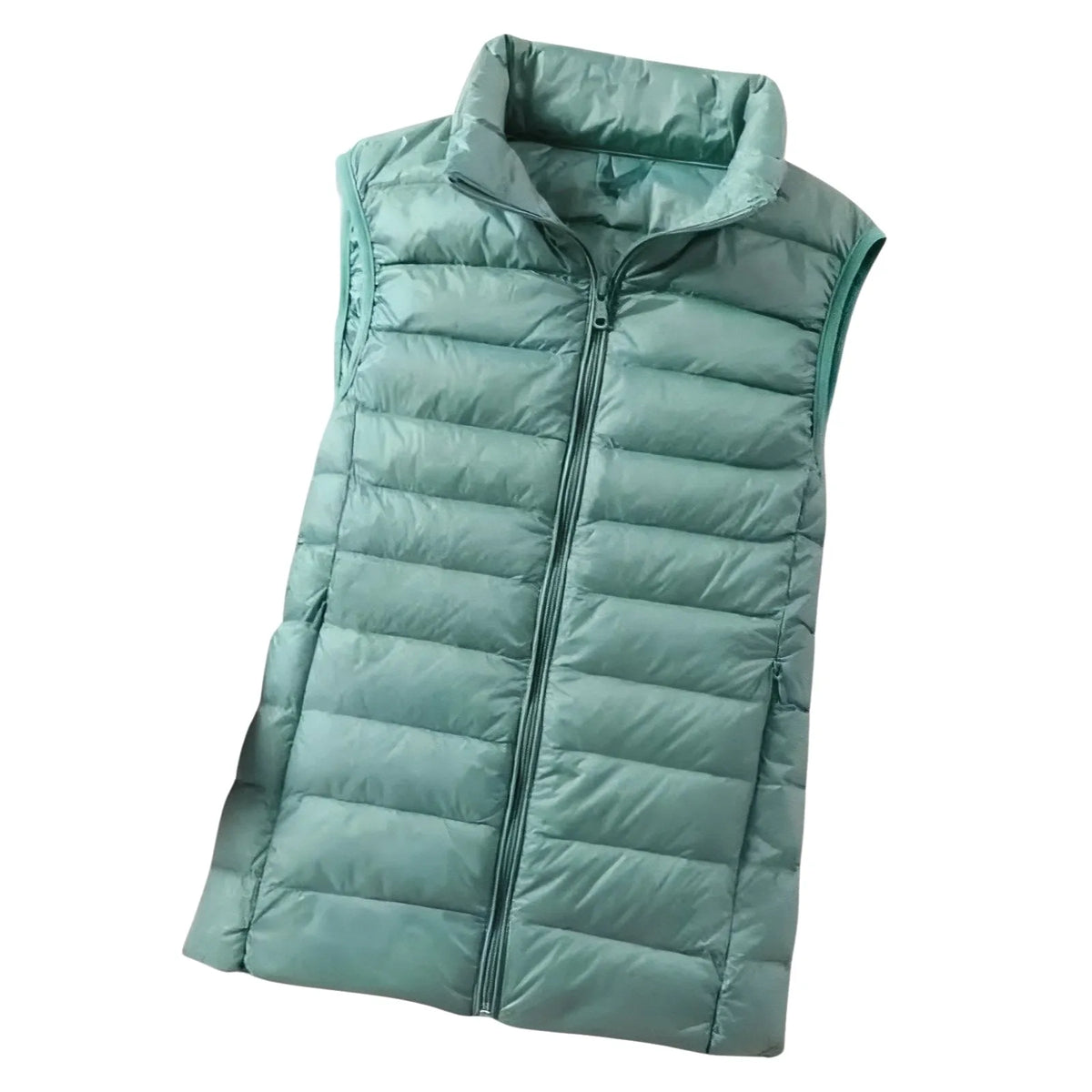Chaleco de Mujer Acolchado Ligero con Cuello Alto