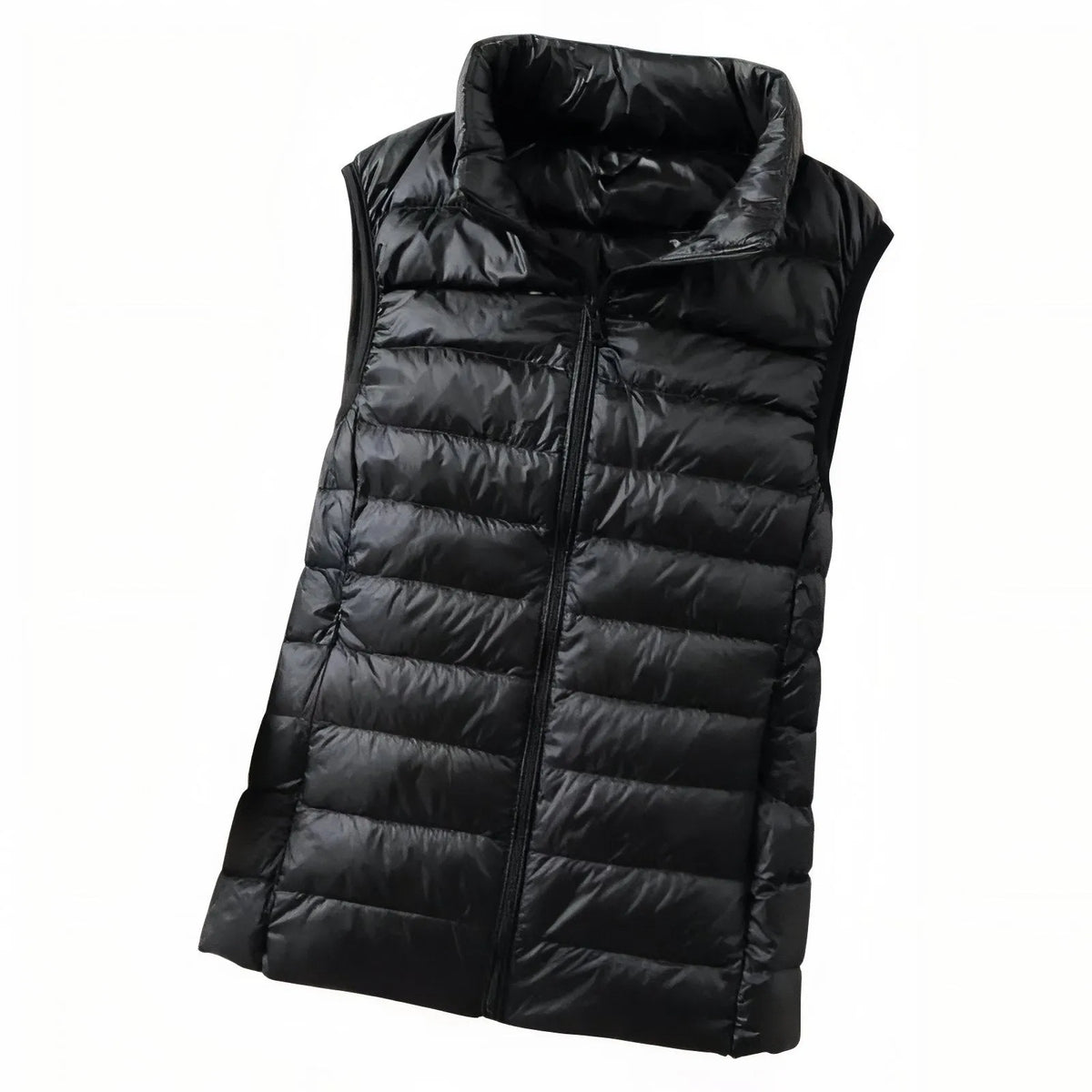 Chaleco de Mujer Acolchado Ligero con Cuello Alto
