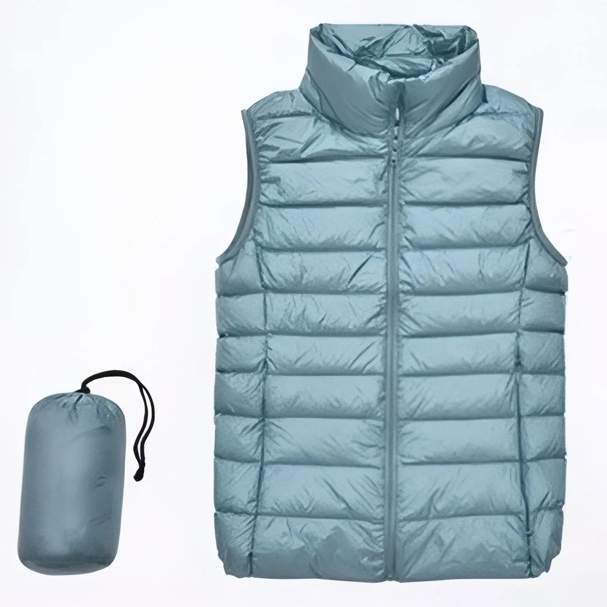 Chaleco de Mujer Acolchado Ligero con Cuello Alto