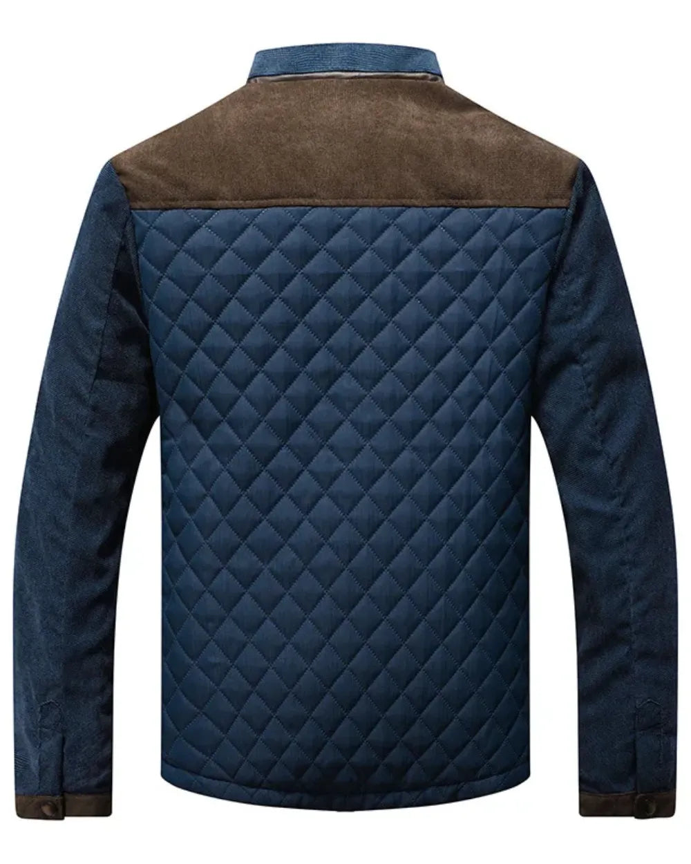 Chaqueta de Hombre Acolchada Casual con Bolsillos