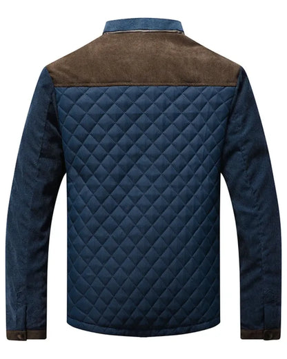 Chaqueta de Hombre Acolchada Casual con Bolsillos
