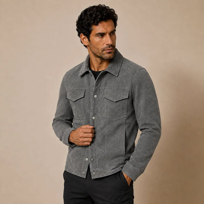 Chaqueta de Hombre Casual Clásica con Botones