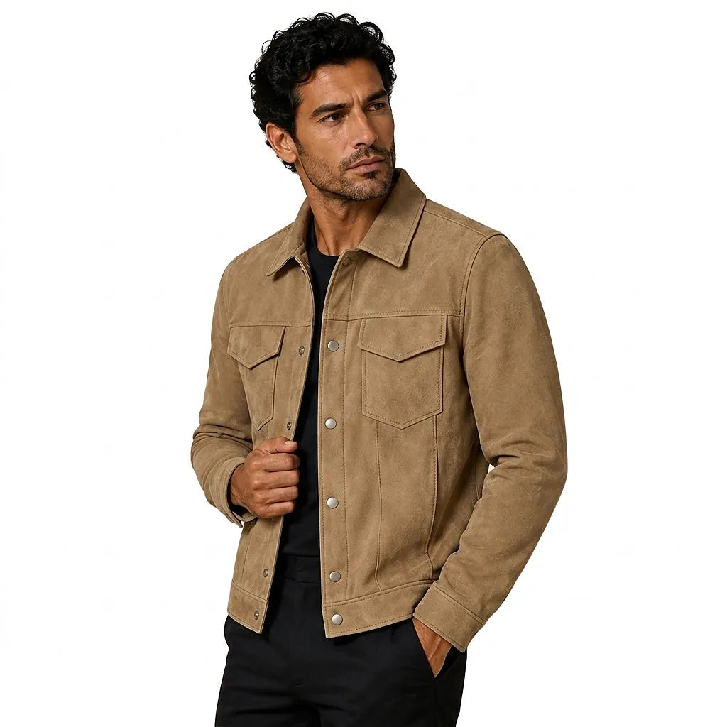 Chaqueta de Hombre Casual Clásica con Botones