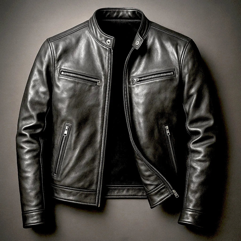 Chaqueta de Hombre Casual Clásica con Cremallera