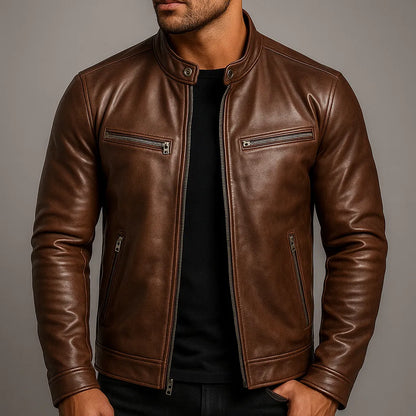 Chaqueta de Hombre Casual Clásica con Cremallera