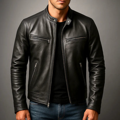Chaqueta de Hombre Casual Clásica con Cremallera