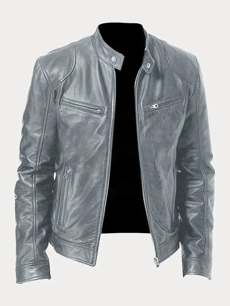 Chaqueta de Hombre Casual Ligera con Cierre de Cremallera