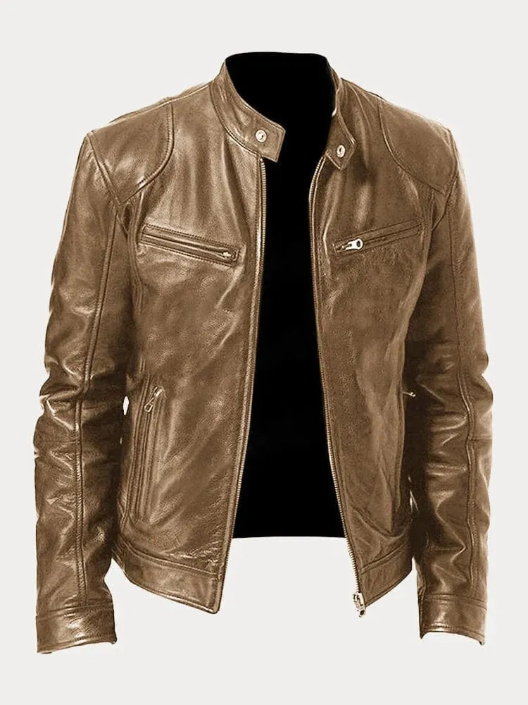 Chaqueta de Hombre Casual Ligera con Cierre de Cremallera