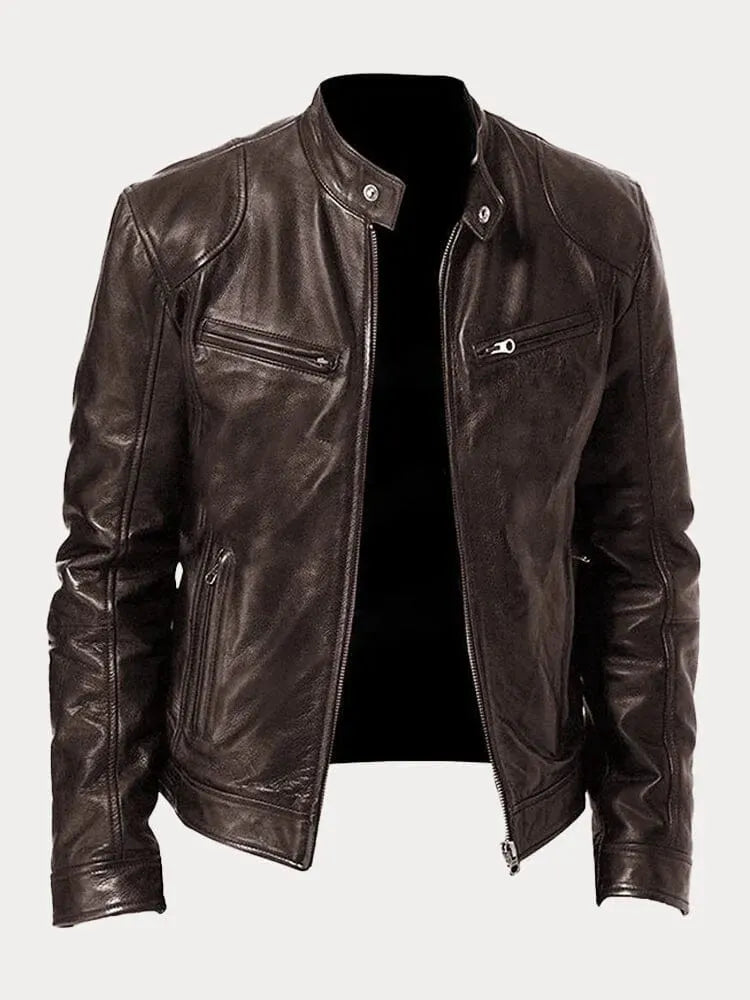 Chaqueta de Hombre Casual Ligera con Cierre de Cremallera