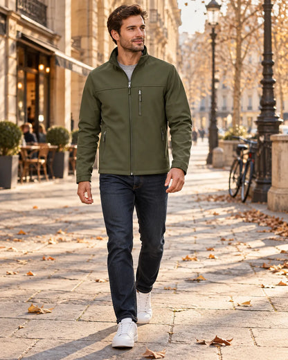 Chaqueta de Hombre Deportiva Ligera con Cremallera