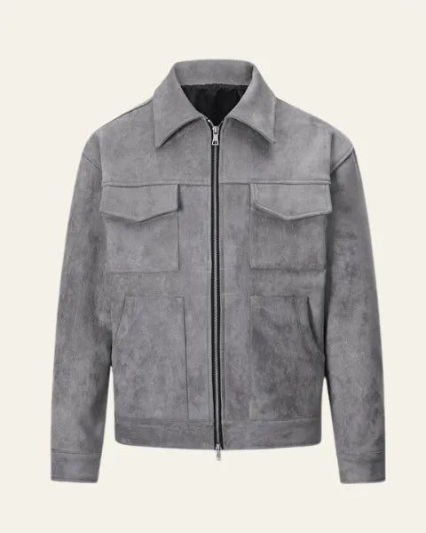 Chaqueta de Hombre Moderna Elegante con Bolsillos