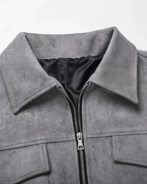 Chaqueta de Hombre Moderna Elegante con Bolsillos
