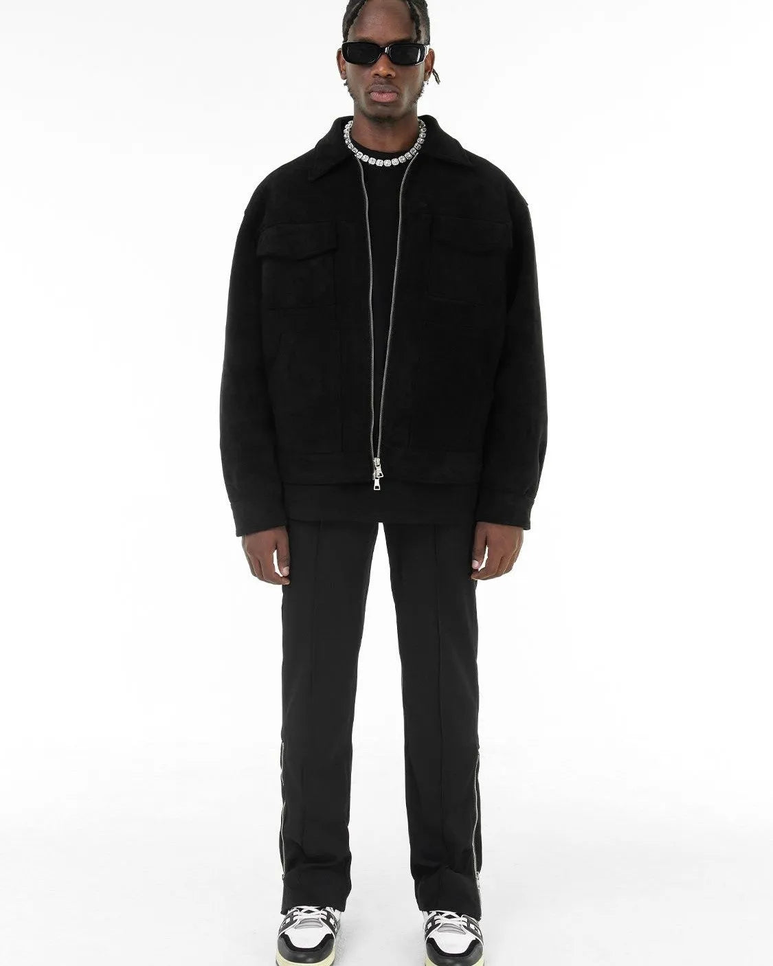 Chaqueta de Hombre Moderna Elegante con Bolsillos