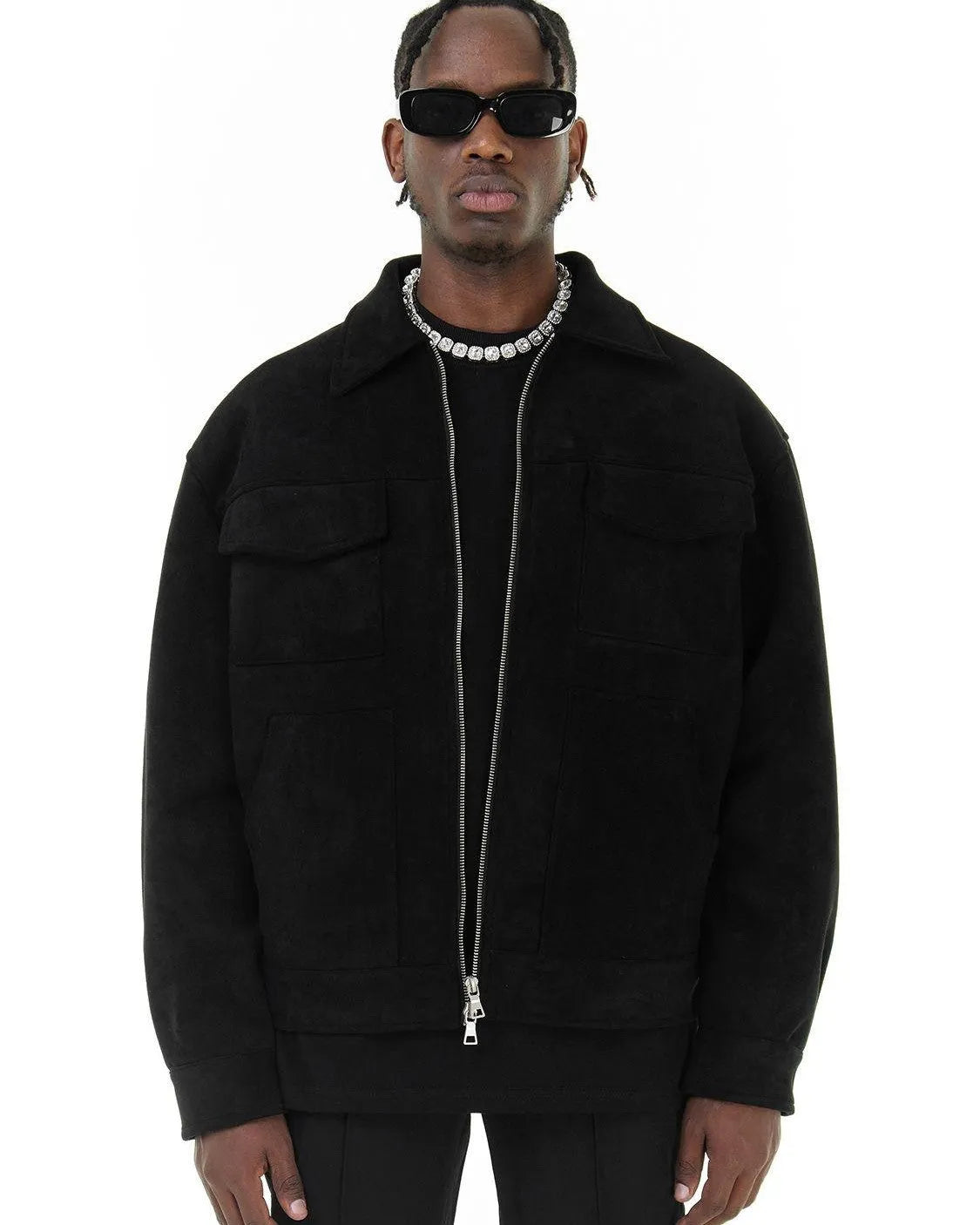 Chaqueta de Hombre Moderna Elegante con Bolsillos