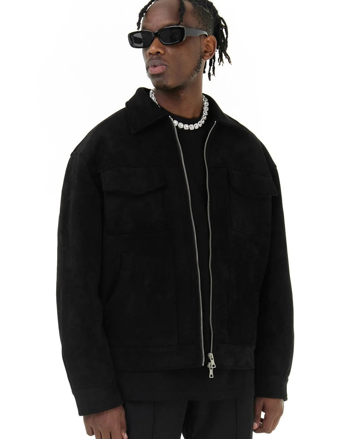 Chaqueta de Hombre Moderna Elegante con Bolsillos