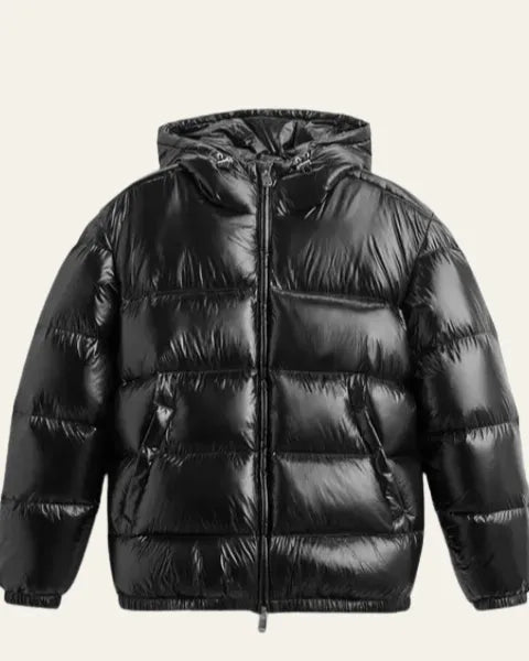 Chaqueta de Invierno de Hombre Acolchada Moderna con Capucha
