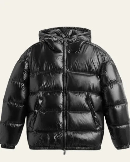 Chaqueta de Invierno de Hombre Acolchada Moderna con Capucha
