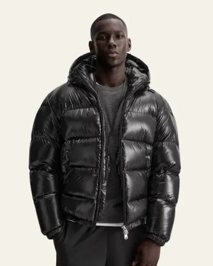 Chaqueta de Invierno de Hombre Acolchada Moderna con Capucha
