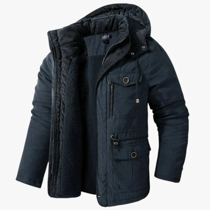 Chaqueta de Invierno de Hombre Casual Moderna con Capucha