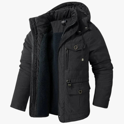 Chaqueta de Invierno de Hombre Casual Moderna con Capucha