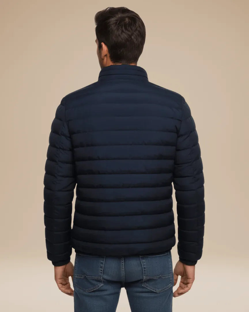 Chaqueta de Invierno de Hombre Ligera Acolchada con Cremallera