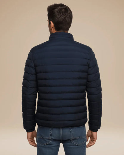 Chaqueta de Invierno de Hombre Ligera Acolchada con Cremallera