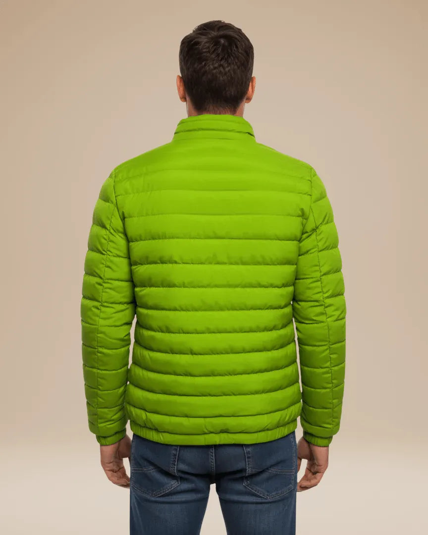 Chaqueta de Invierno de Hombre Ligera Acolchada con Cremallera