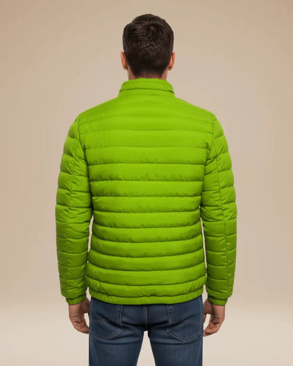 Chaqueta de Invierno de Hombre Ligera Acolchada con Cremallera