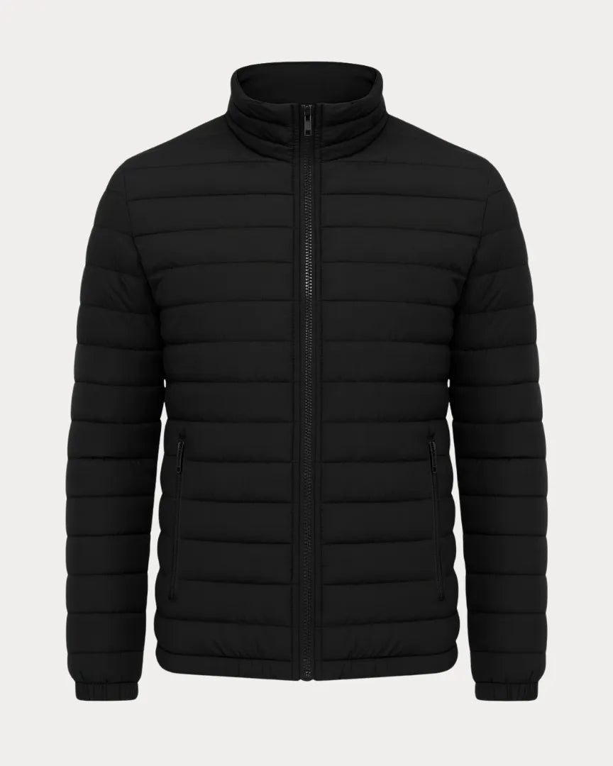 Chaqueta de Invierno de Hombre Ligera Acolchada con Cremallera