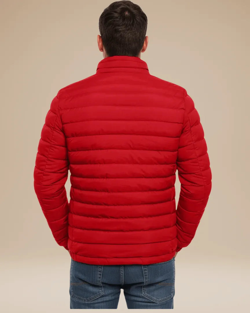 Chaqueta de Invierno de Hombre Ligera Acolchada con Cremallera