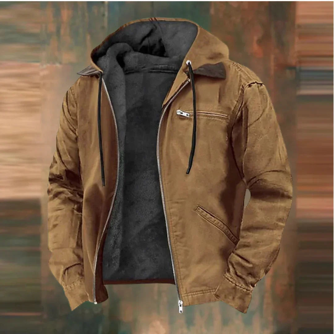 Chaqueta de Invierno de Hombre Ligera Casual con Capucha