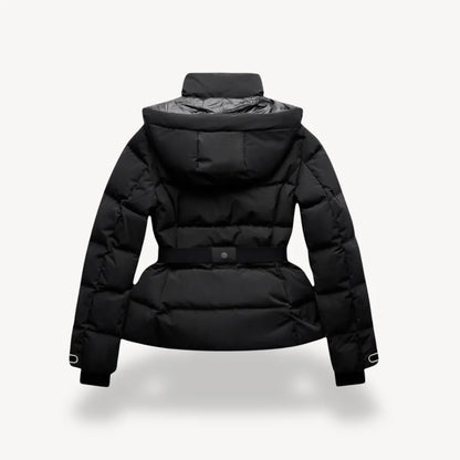 Chaqueta de Invierno de Mujer Acolchada Elegante con Cremallera