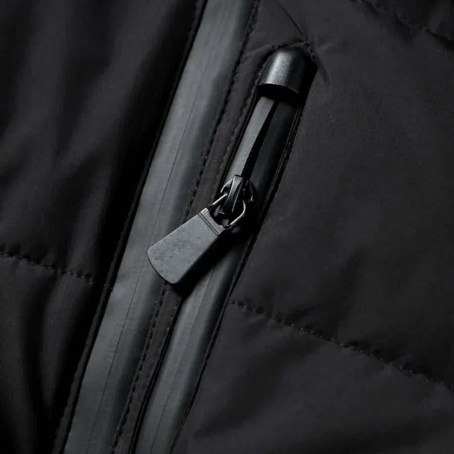 Chaqueta de Invierno de Mujer Acolchada Elegante con Cremallera