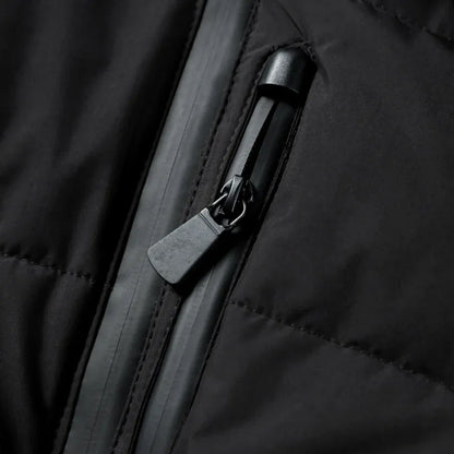Chaqueta de Invierno de Mujer Acolchada Elegante con Cremallera