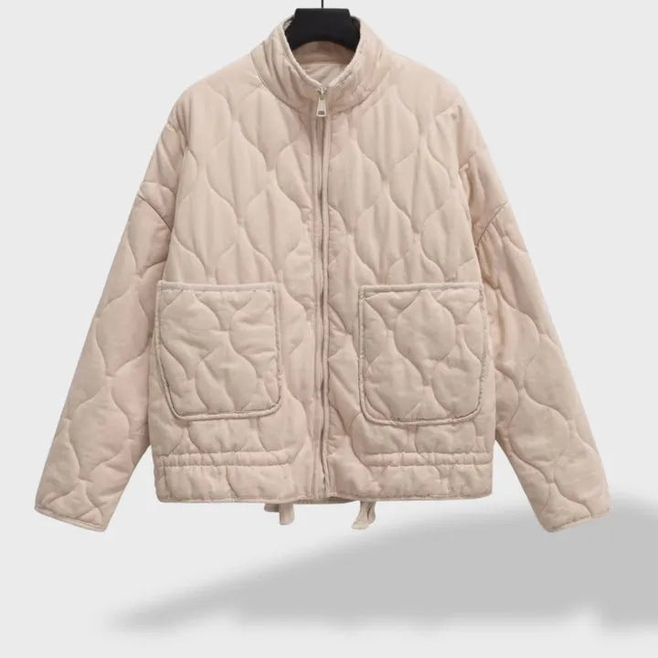 Chaqueta de Invierno para Mujer Acolchada Oversize con Cremallera