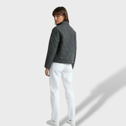 Chaqueta de Invierno para Mujer Acolchada Oversize con Cremallera