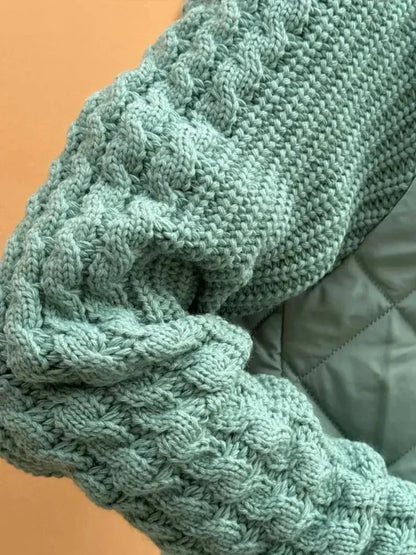 Chaqueta de Mujer Acolchada Ligera con Cremallera