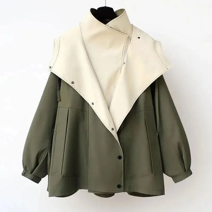 Chaqueta de Mujer Elegante Moderna con Diseño Reversible