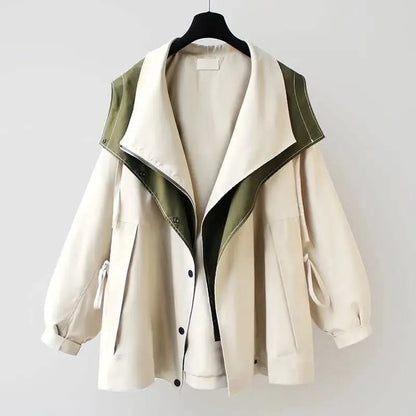 Chaqueta de Mujer Elegante Moderna con Diseño Reversible