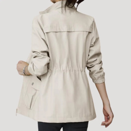 Chaqueta de Mujer Ligera Casual con Cierre de Cremallera