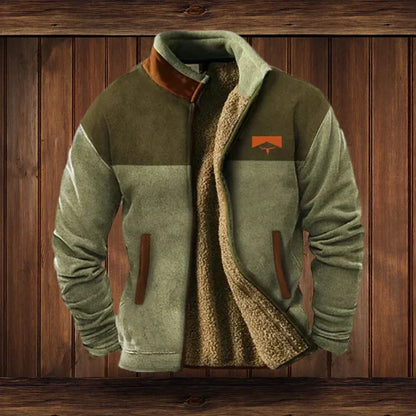 Chaquetas de Invierno de Hombre Casual Estampada con Bolsillos