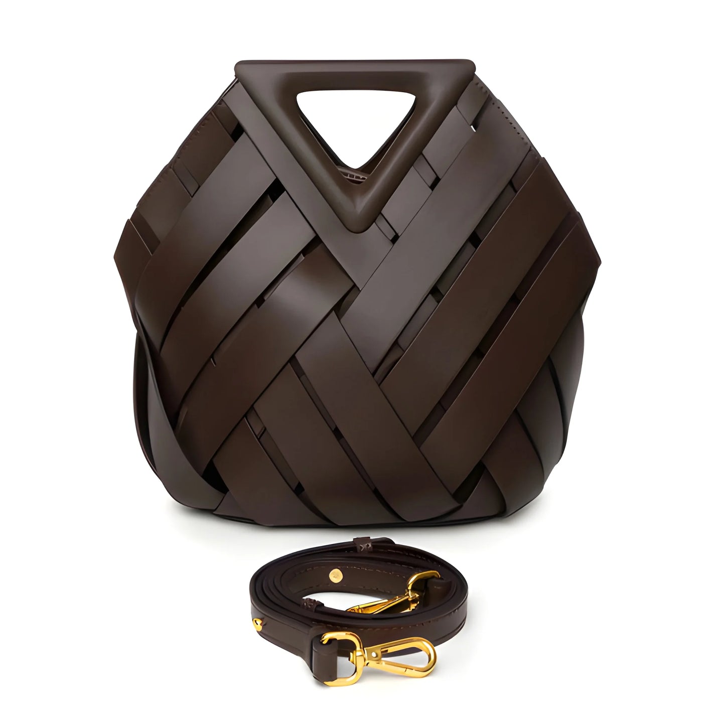 Bolso de Mano de Mujer Fiesta Casual con Trenzado