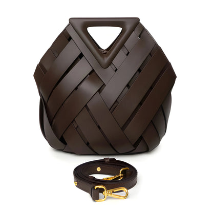 Bolso de Mano de Mujer Fiesta Casual con Trenzado