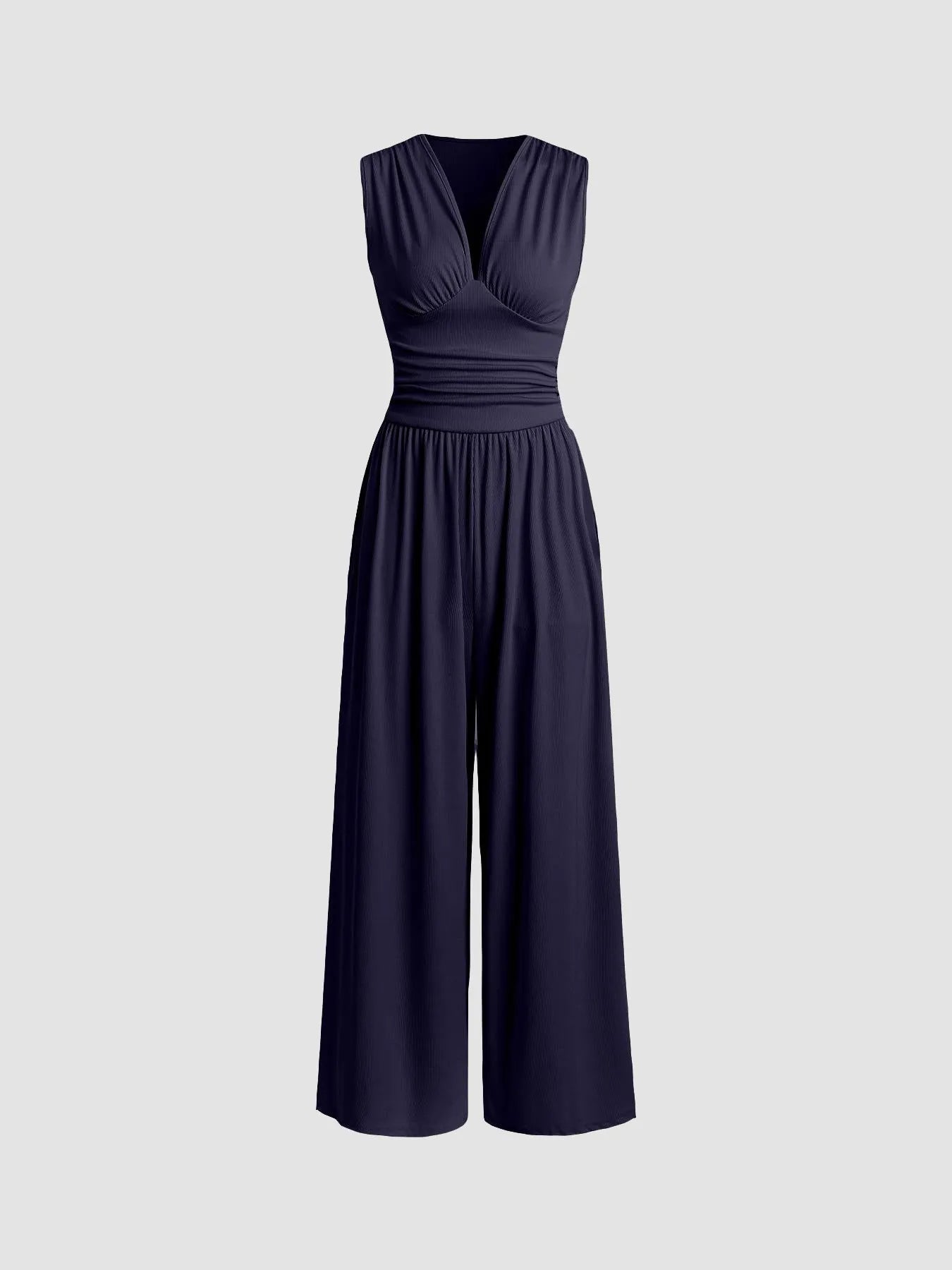 Mono de Mujer de Invitada de Boda Elegante con Escote en V