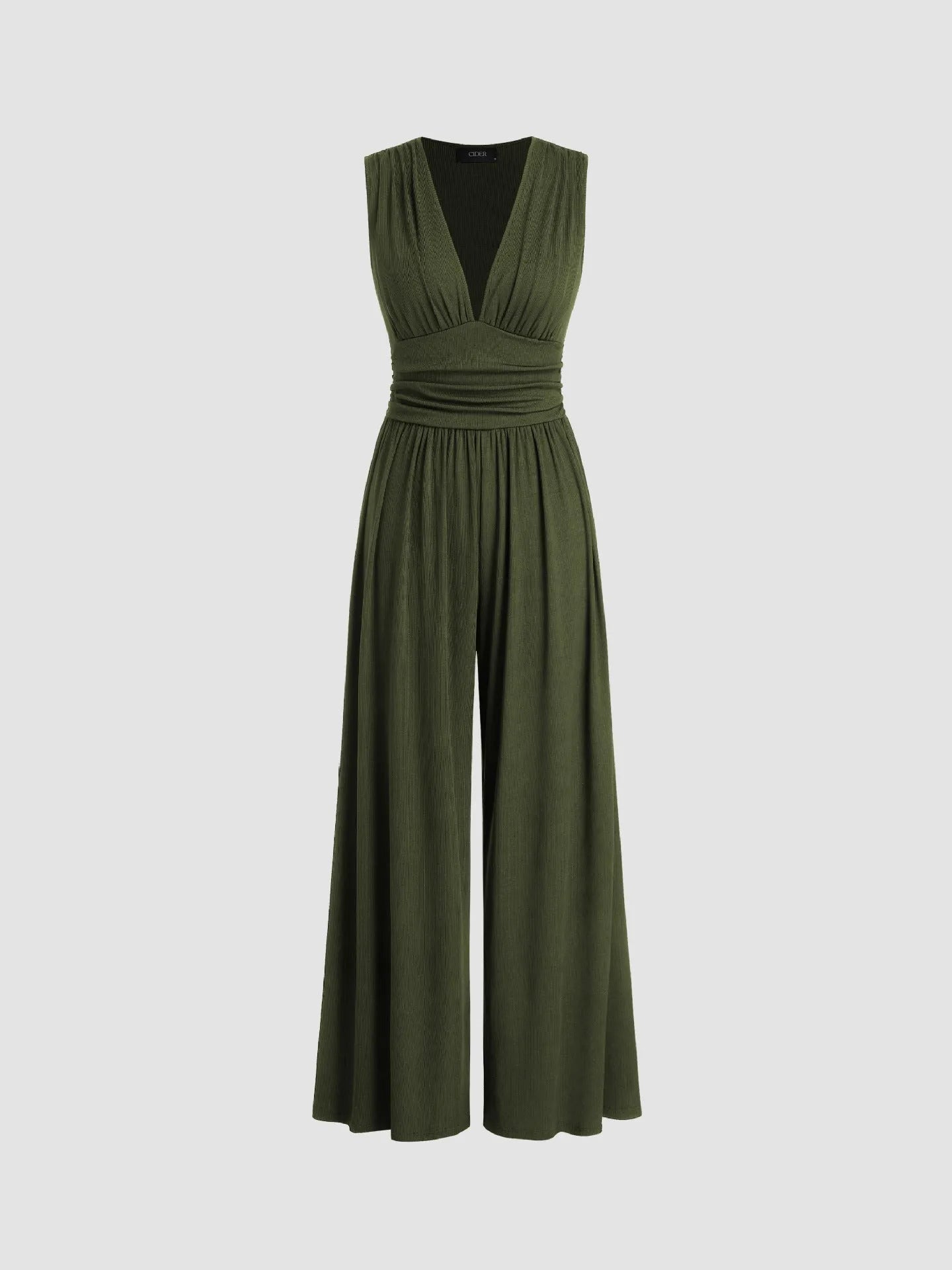 Mono de Mujer de Invitada de Boda Elegante con Escote en V