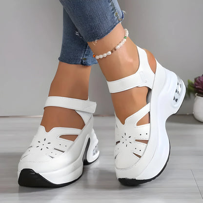 Sandalias de mujer elegantes casuales con soporte de arco