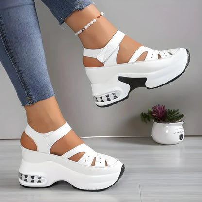 Sandalias de mujer elegantes casuales con soporte de arco