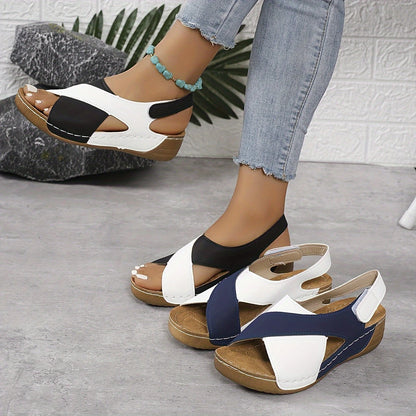 Sandalias de Mujer Casual con Tiras y Plataforma