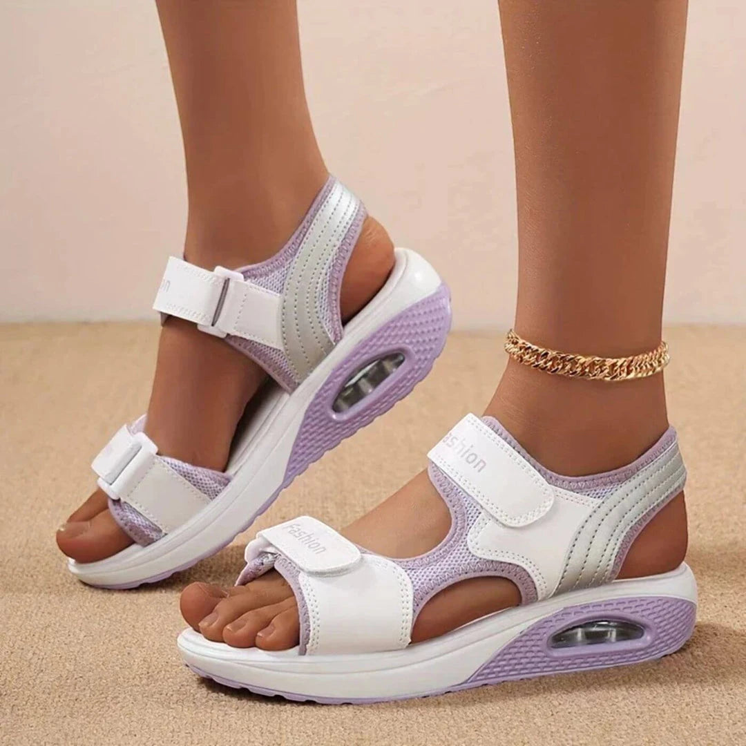 Sandalias de Mujer Casuales con Plataforma y Tiras
