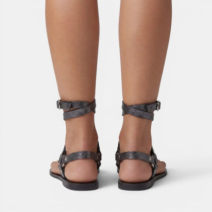 Sandalias de Mujer Casuales con Tiras y Hebilla